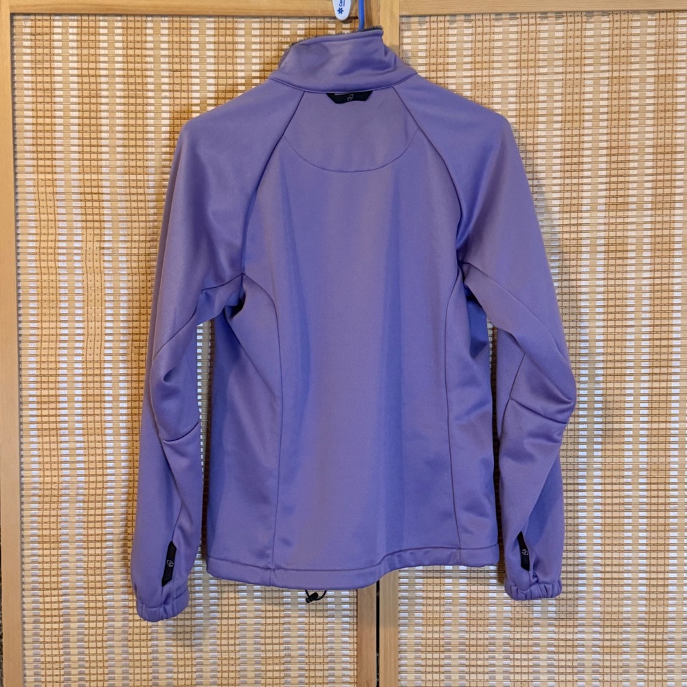 Columbia Womens Purple Interchange Softshell Jacket Faux Fur Trim SL7695 Small - Picture 2 of 6